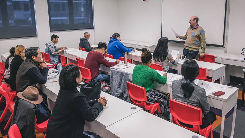 college english classroom